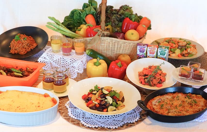 Colorful Vegetable Breakfast Combo - Image