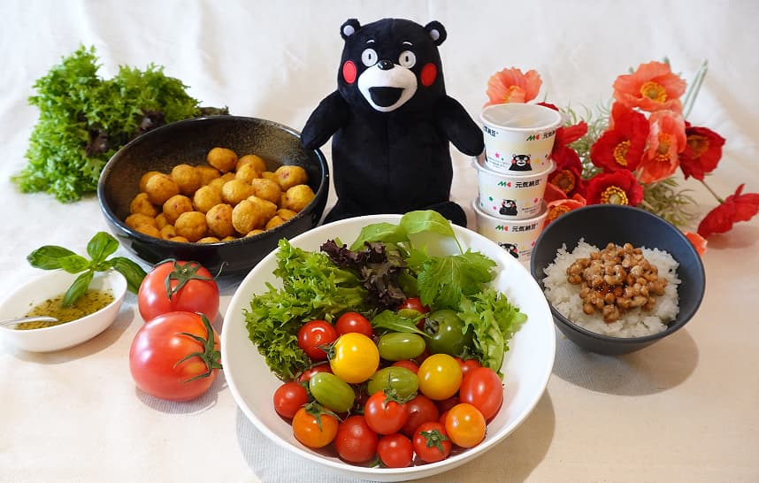 Kumamon's Hospitality. Stock image